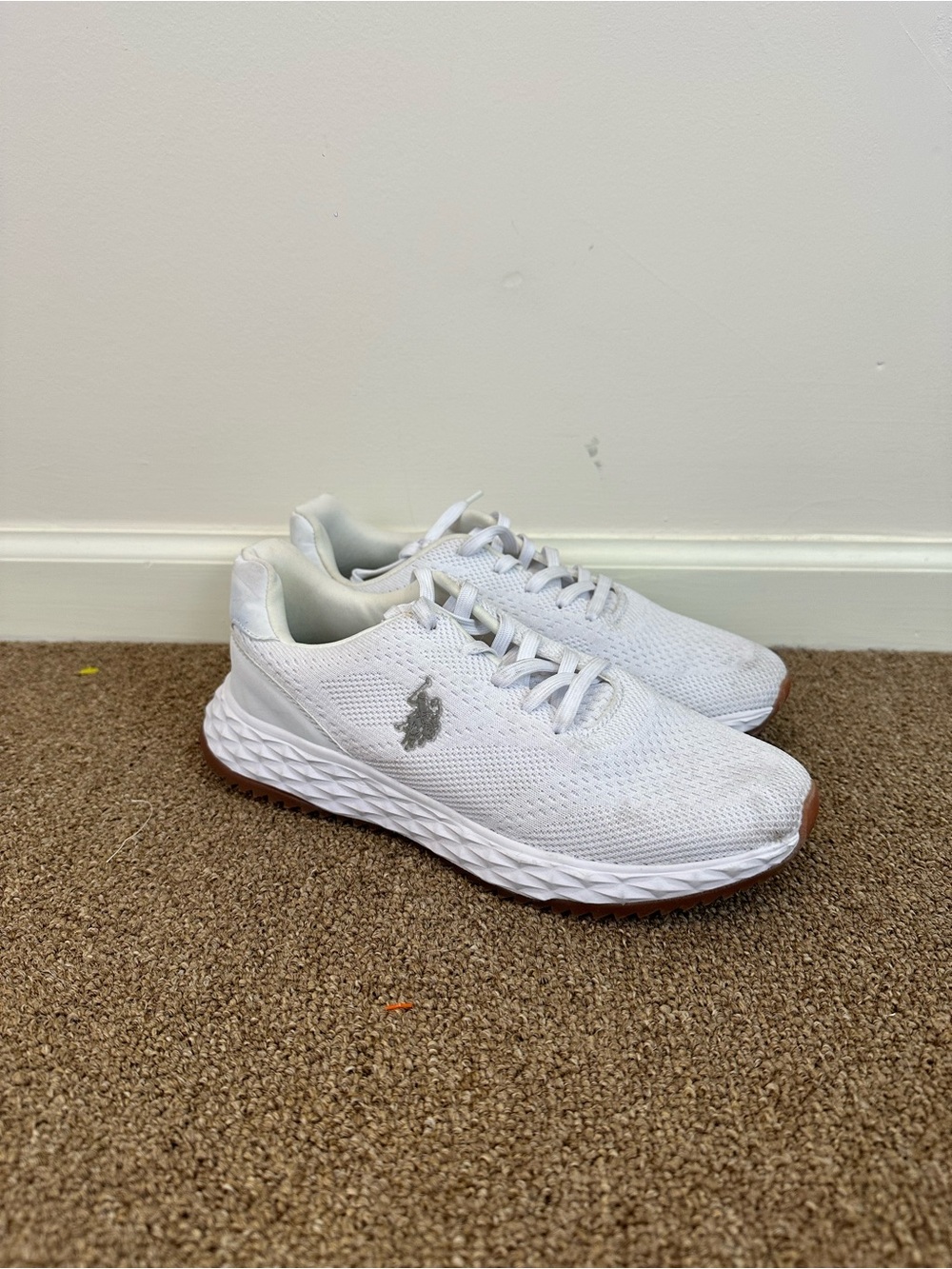 U.S. Polo Assn. White Running Workout Tennis Shoes Size 7.5 Women's
